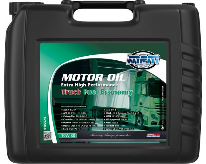 Huile-moteur-semi-synthétique-10W30-Extra-High-Performance-Truck-Fuel-Economy-20l