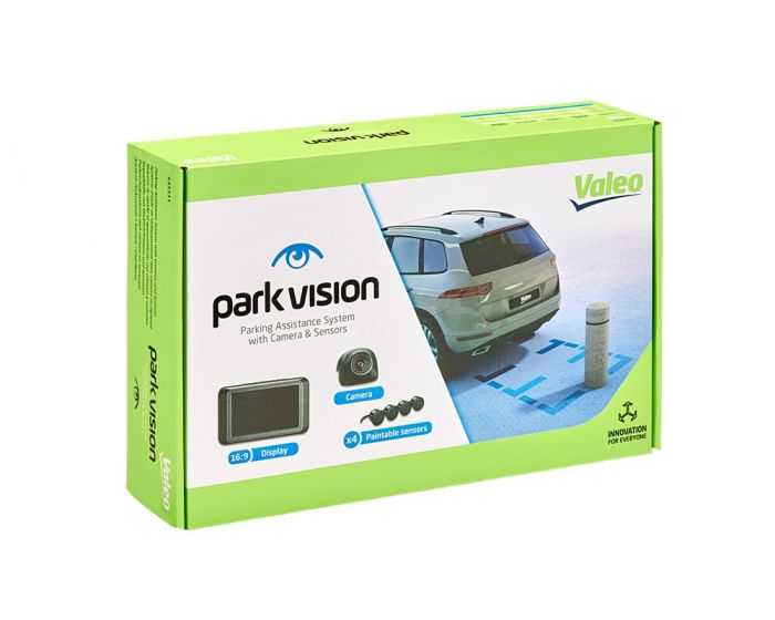 Aide-au-stationnement-Vision-Caméra-avec-écran-et-capteurs-de-stationnement