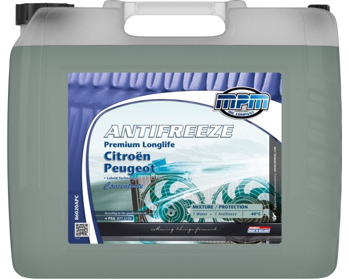 Antigel-Antifreeze-Premium-Longlife-Citroën-/-Peugeot-concentrate-20l-Jerrycan