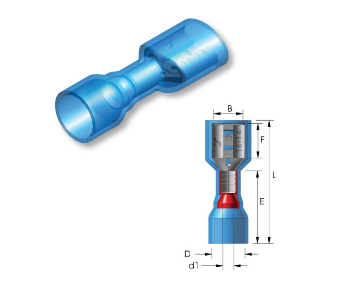 Cosse-clip-rétractable-étanche-à-l'eau-1,5-~-2,5-mm²-100p.