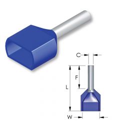 Embout-de-câble-Double-2x-16,00mm²-Bleu-100p.