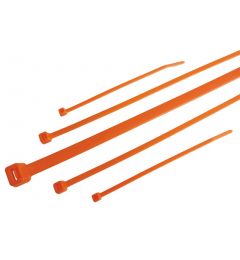 Attache-câbles-2,5mm-100mm-Orange-100p.-Poche